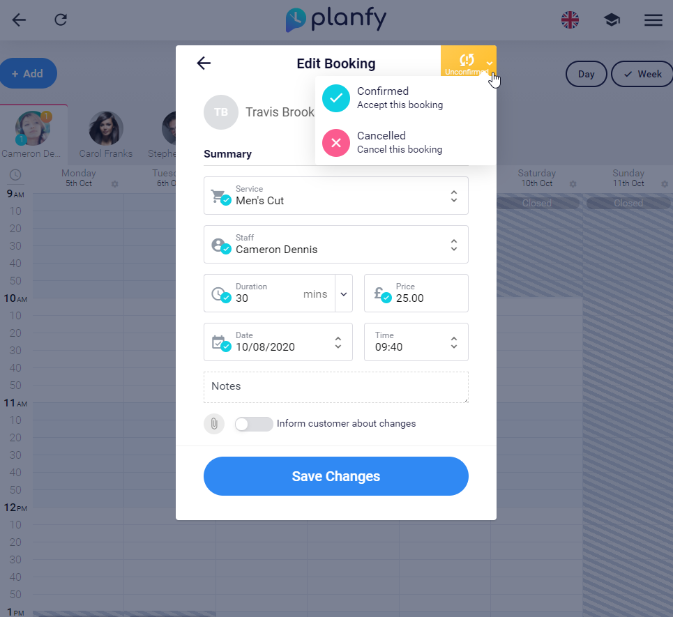 RESERVATIONS BOOKING CANCELLED AFTER RESERVATION CONFIRMED visual data 4