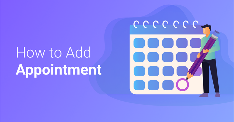 How to schedule appointment using calendar